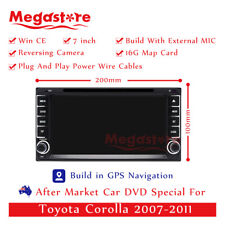 Dvd De Carro 7" unidade de cabeça Gps Player Rádio estéreo Navi Para Toyota Corolla 2007-2011 comprar usado  Enviando para Brazil