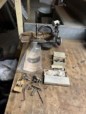 Antigua máquina de coser automática de puntada de cadena Willcox & Gibbs rara con lote de accesorios segunda mano  Embacar hacia Argentina