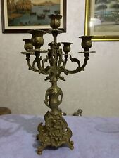 Antico candelabro ottone usato  Torre Del Greco
