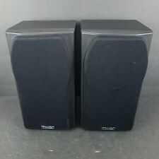 Vintage Mission Bookshelf Speakers 25-75W Black 7x7x12.5" Made in England for sale  Shipping to South Africa