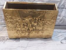 Mcm embossed brass for sale  Gilmer