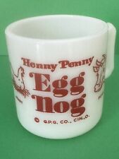 De colección ~ Hazel Atlas ~ Henny Penny Egg Nog ~ Vaso de leche ~ Taza para niños, usado segunda mano  Embacar hacia Argentina