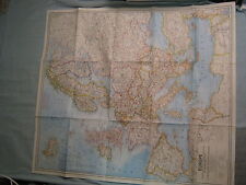 Vintage wall map for sale  Desoto