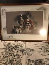 Framed print spaniels for sale  CWMBRAN