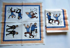 Tintin lot serviettes d'occasion  Lorient
