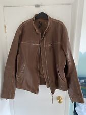 diesel leather jacket xl for sale  IPSWICH