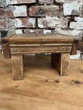 Rustic pine stool for sale  STOKE-ON-TRENT