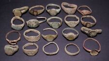 LOT of 20 pcs. ANCIENT ROMAN, BYZANTINE AND MEDIEVAL FINGER RINGS+As FOUND+++ for sale  Shipping to Canada