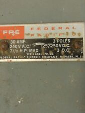pacific federal fuzed switch for sale  Little Rock