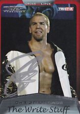 Christian Cage 2008 TriStar TNA Cross Line Card #78 WWE Impact Wrestling assinado comprar usado  Enviando para Brazil