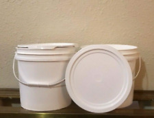 Buckets gallon white for sale  Shipping to Canada