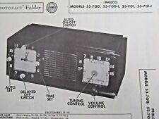 FOTOFATO DE RÁDIO PHILCO 53-700, 53-700-I, 53-701 E 53-701-I comprar usado  Enviando para Brazil