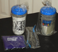 Set of 2 SLUSHY MAGIC CUPS, CUBES, SPOONS, & INSULATED SLEEVES Unused, No Box for sale  Shipping to South Africa