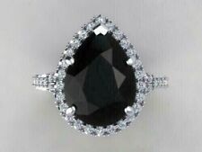 Beautiful 6 ct Black Diamond Ring in Sterling Silver AAA Great shine & Luster for sale  Shipping to South Africa