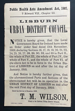 1910 town lisburn for sale  CARRICKFERGUS