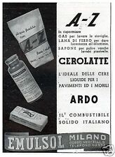 Pubblicita 1942 emulsol usato  Biella