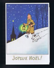 Tintin carte voeux d'occasion  Le Thillot