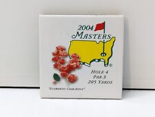 The Masters 2004 Ceramic Refrigerator Magnet Hole 4 Flowering Crab Apple Golf , used for sale  Shipping to South Africa