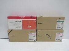 LOT OF 4! GENUINE CANON PFI-701 (MAGENTA/PHOTO MAGENTA/RED/GREEN) INK TANK, used for sale  Shipping to South Africa