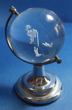Globo promocional em miniatura de vidro maciço Johnnie Walker com logotipo gravado a laser!! comprar usado  Enviando para Brazil