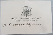 1930 biglietto visita usato  Teramo