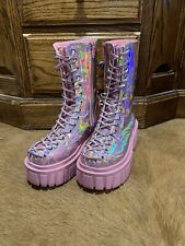 Holographic rave boots for sale  Corvallis