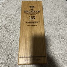 Whisky escocés de malta única Macallan Highland 25 años anual 2023 solo caja de lanzamiento segunda mano  Embacar hacia Argentina