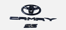 NUEVO 3PS 2018-2023 TOYOTA CAMRY SE Negro Brillante EMBLEMA KIT DE SUPERPOSICIÓN PT948-03191-02 segunda mano  Embacar hacia Argentina