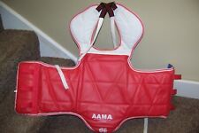 AAMA Martial Arts #3 Taekwondo Karate Reversible Sparring Chest Protector Vest for sale  Shipping to South Africa