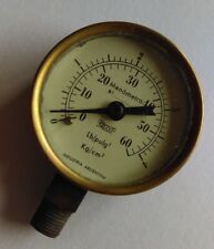 Brass pressure gauge for sale  STOKE-ON-TRENT