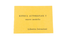 Konica autoreflex libretto usato  Boscoreale