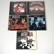 5x CDs Metallica - Kill em All, Master of Puppets, Garage Inc, etc - Lote com 5 CDs comprar usado  Enviando para Brazil