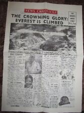 1953 newspaper mount for sale  SALFORD