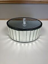 Uttermost oval beveled mirrored box with lid 12" long and 9" wide FREE SHIPPING for sale  Shipping to South Africa