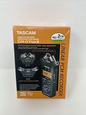 TASCAM DR-07MKII Portable Digital Recorder with Adjustable Microphones NEW, used for sale  Shipping to South Africa