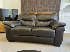 Seater leather sofa for sale  WIGAN