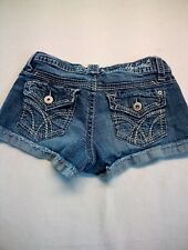 Shorts jeans hidráulico Bailey cintura baixa tamanho 5/6 alguns angustiantes, usado comprar usado  Enviando para Brazil