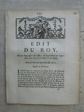 Edit 1717 suppression d'occasion  Expédié en Belgium