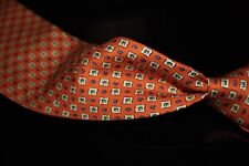 Polo Ralph Lauren laranja tropical Hobnail cubo abstrato diamante geom gravata de seda sem reserva comprar usado  Enviando para Brazil