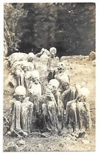 Creepy Mummies From The Philippines, Antique RPPC Photo Postcard Death for sale  Shipping to South Africa