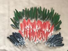Lote de 150 penas de papagaio cinza africano artesanato amarrar moscas  comprar usado  Enviando para Brazil