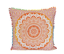 Handmade Set of 2 Cotton Cushion Cover 22x22 In Bed Room Decorative Pillow Cases, used for sale  Shipping to South Africa