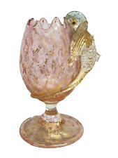 Usado, Vase ancien verre vénitien Murano Salviati ? Oeuf coquetier orné d un Dragon comprar usado  Enviando para Brazil