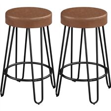 Set barstools leather for sale  IPSWICH