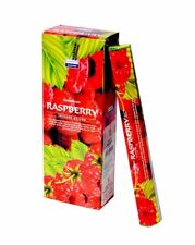 Darshan  Raspberry  Incense Fragrance Sticks Pack of 6 Essences 120 Sticks for sale  Shipping to South Africa