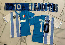 1 maglia celebrativa Maradona Argentina e Napoli insieme ricordo + sciarpa usato  Napoli