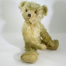 Antique Teddy Bear blonde gold Mohair fully jointed hump glass eyes Steiff? 15" for sale  Shipping to Canada