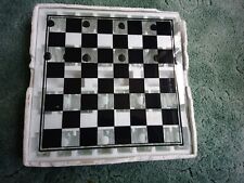 Glass draughts chess for sale  WALSALL