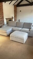 Cream corner sofa for sale  LEICESTER