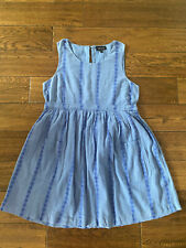 Topshop blue embroidered for sale  ENFIELD